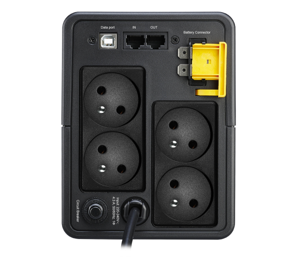 APC Back-UPS (950VA/520W, 4x FR, USB, AVR) - 592563 - zdjęcie 3